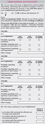 On the Impact of Digitalization and Artificial Intelligence on Employers' Flexibility Requirements in Occupations—Empirical Evidence for Germany